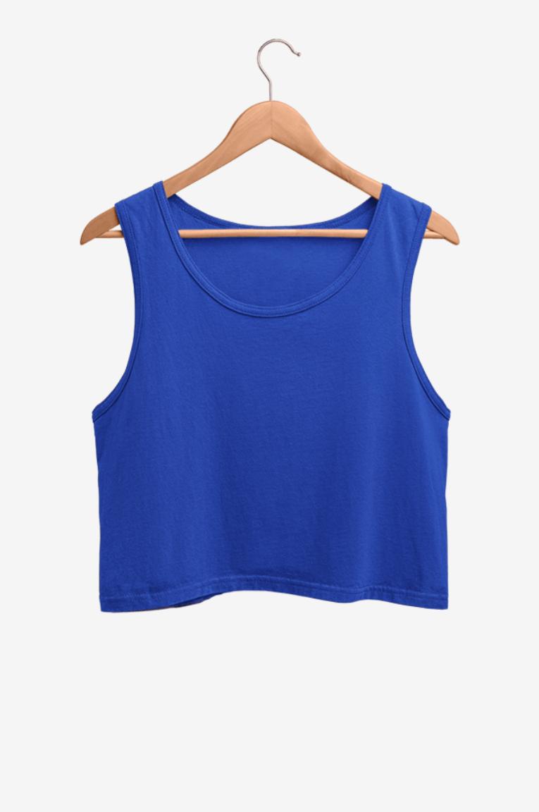 Royal Blue Crop Tank