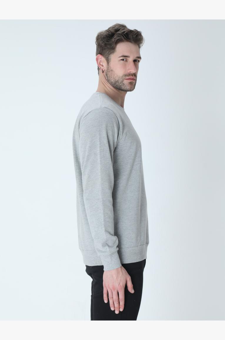 Sweatshirt grey men Right Sleeve