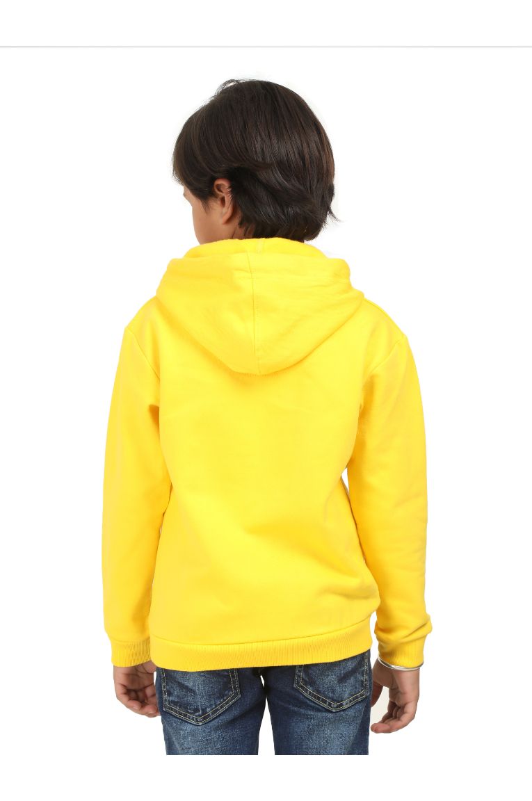 Kids Hoodie Sweatshirt Yellow - Image 6