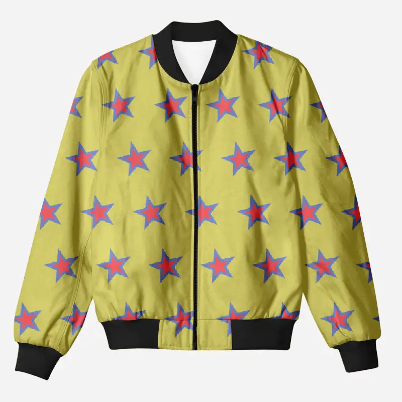 Stars Kids Polyester Bomber Jacket