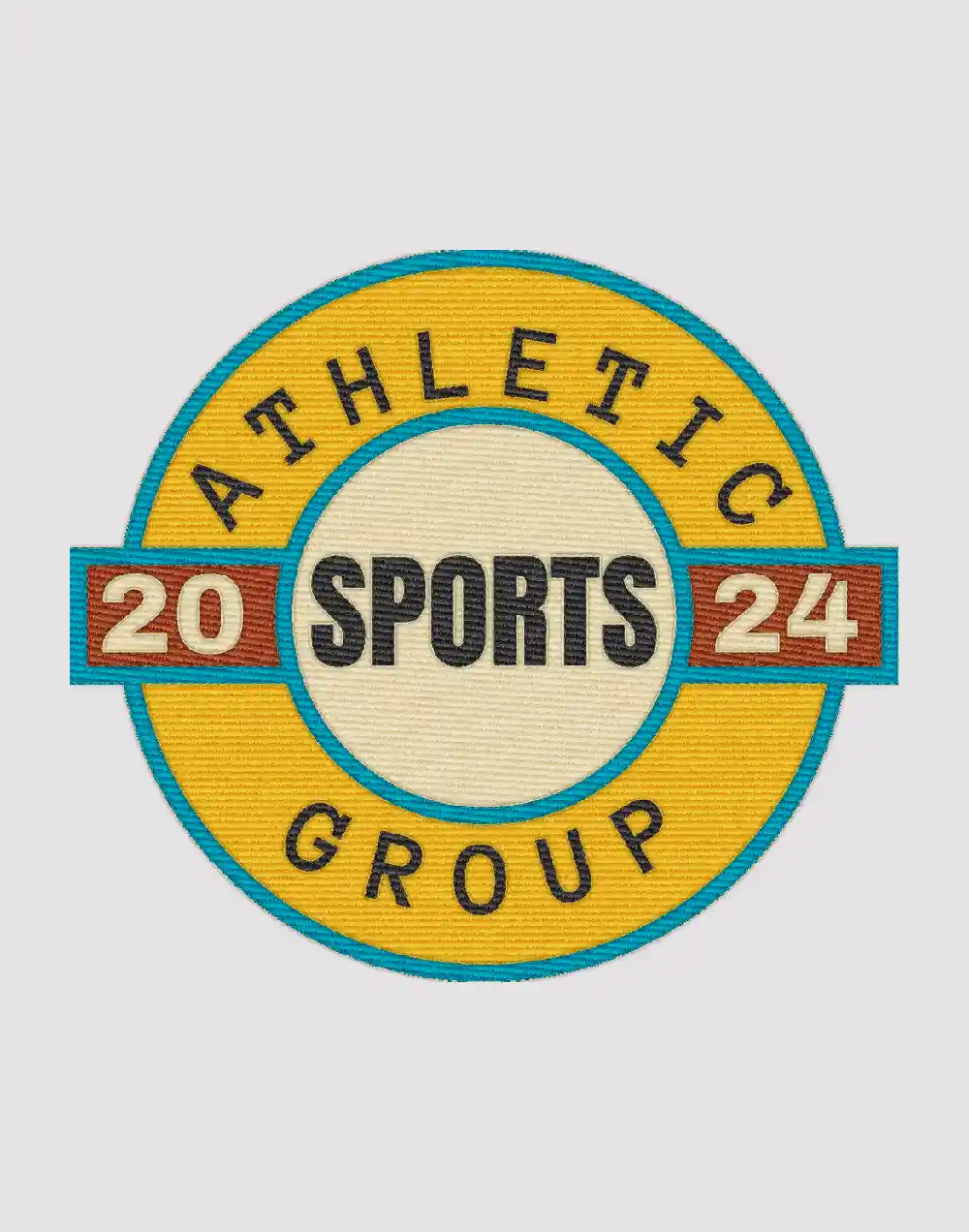 Athletic Embroidered Badge
