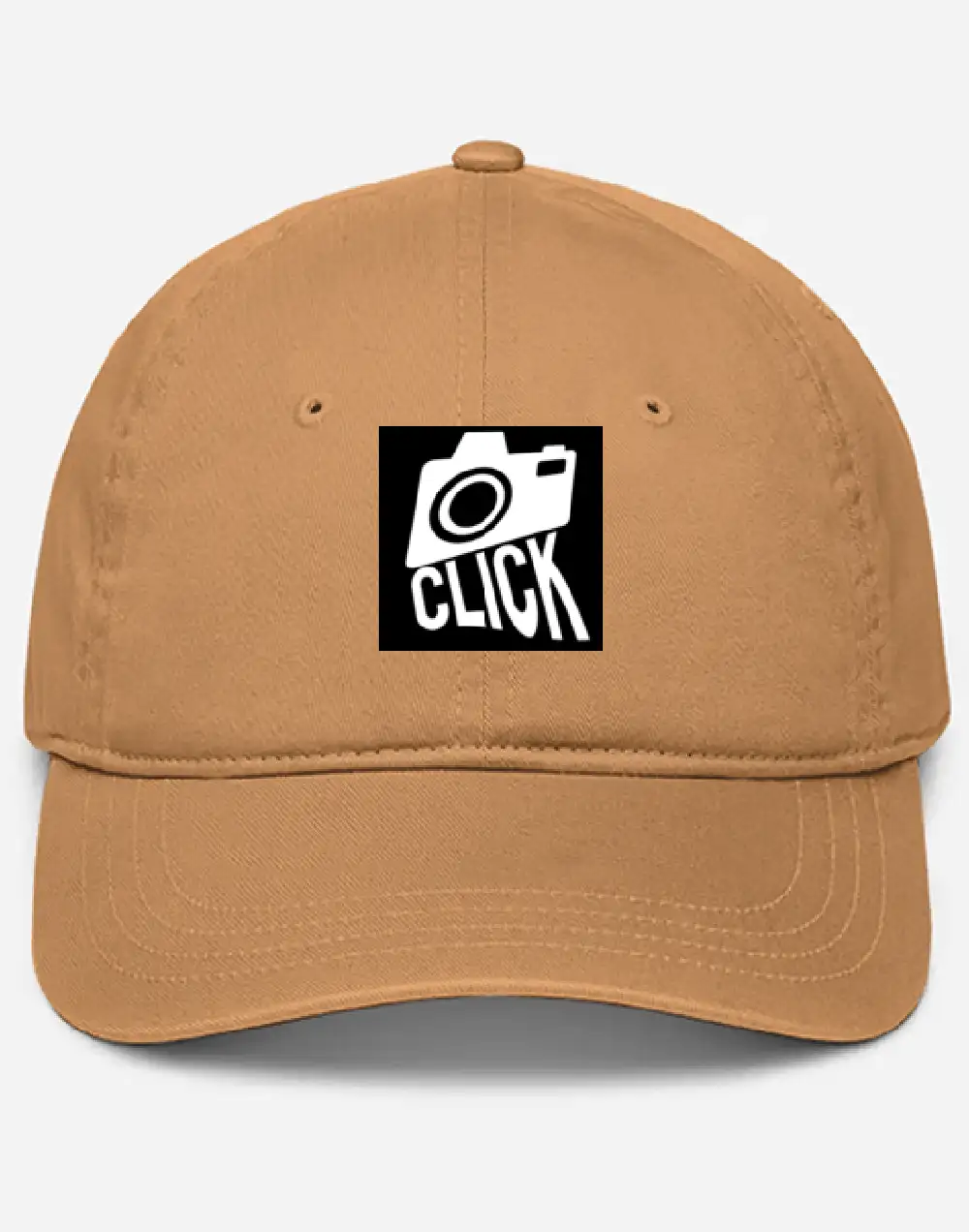 Snap Click Khaki Cap