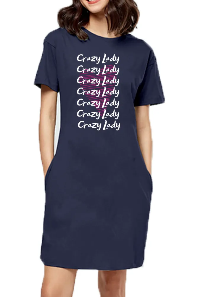 Crazy Lady Navy Top