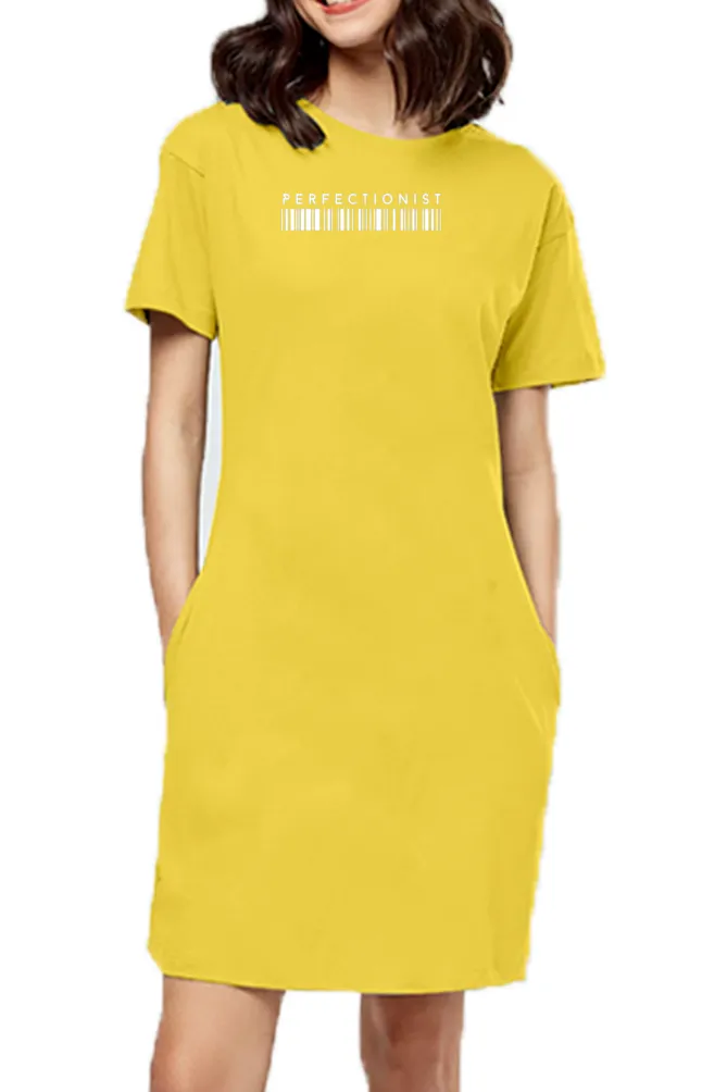 Perfectionist Yellow Long T-shirt Dress
