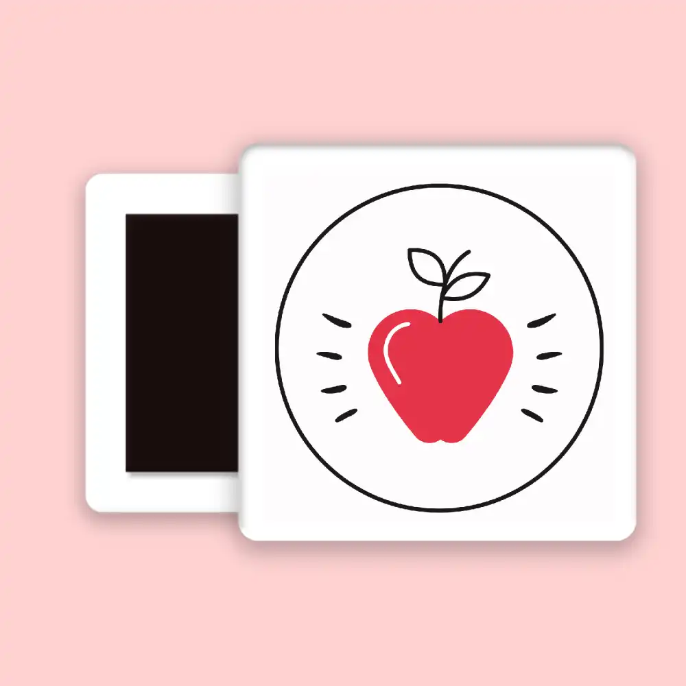Apple Fridge Magnet