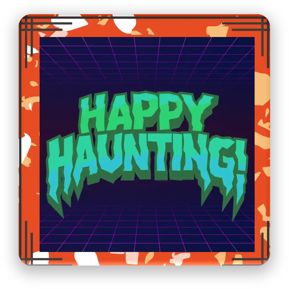 Happy Haunting Fridge Magnet