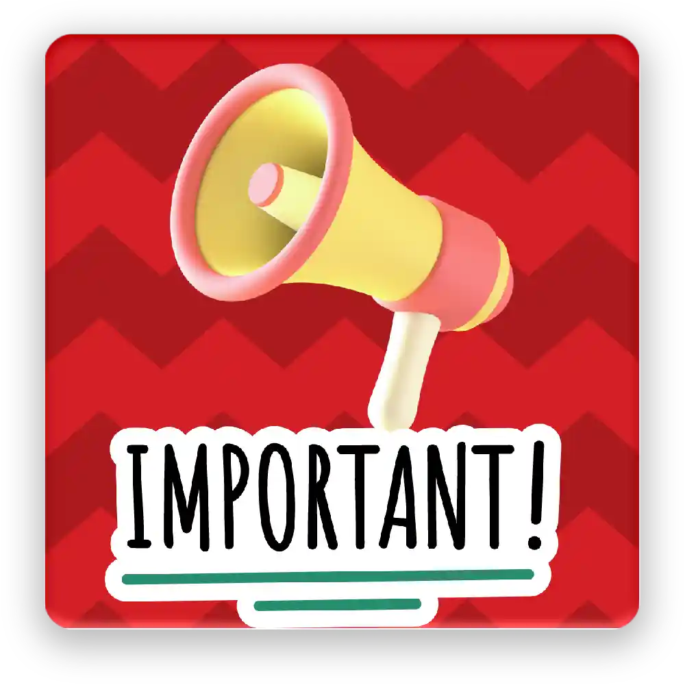 Important Quote Fridge Magnet - Image 2