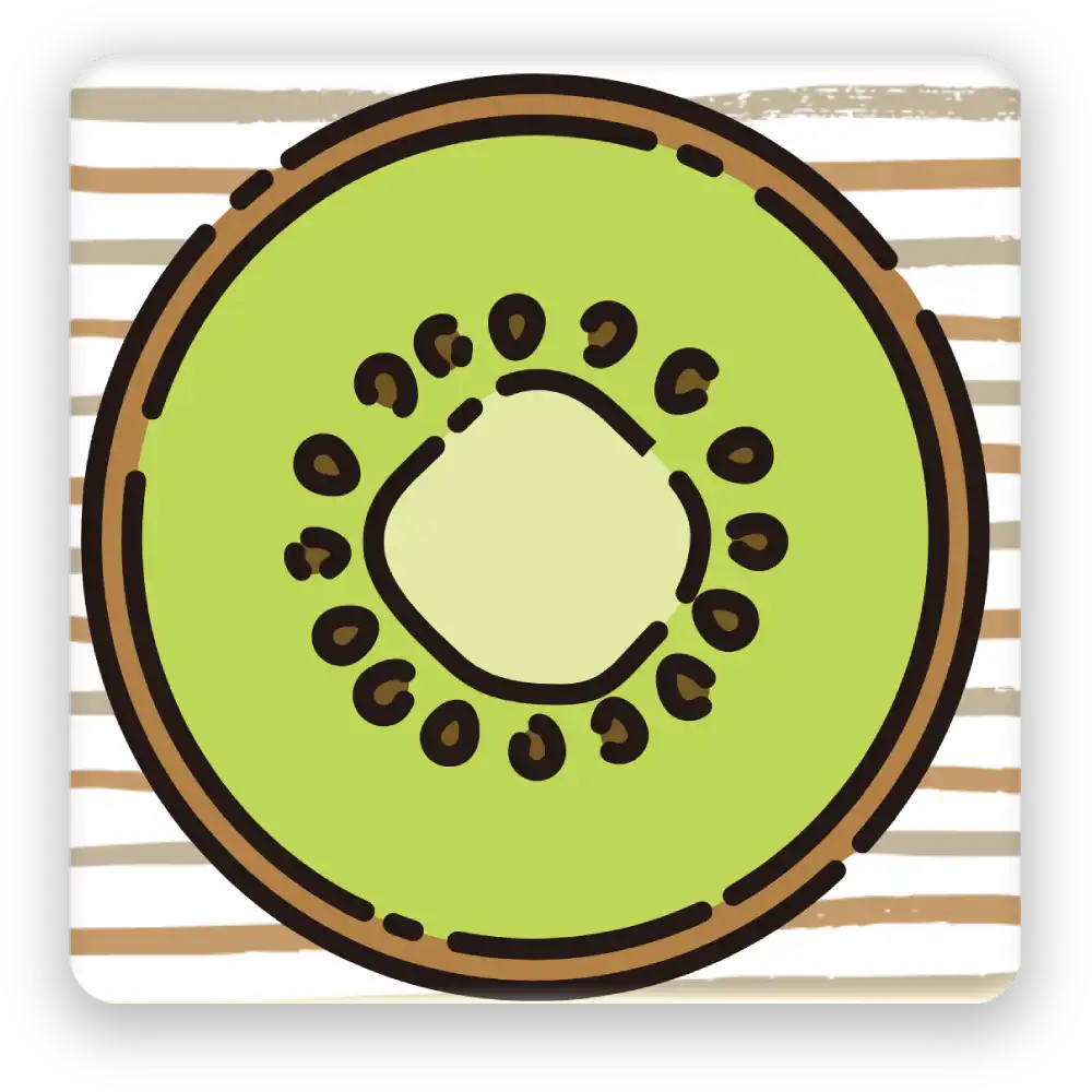 Kiwi Fruit Magnet