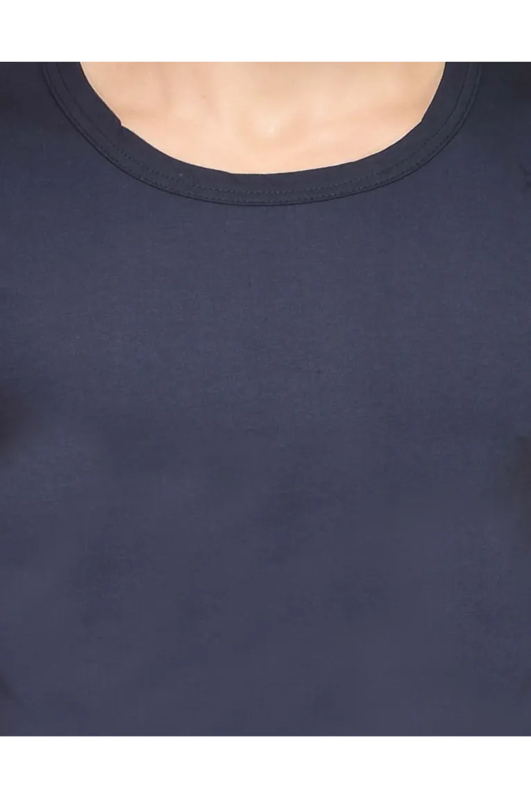 Big Dreams Men Regular Fit Sleeveless Navy Blue T-shirt - Image 3