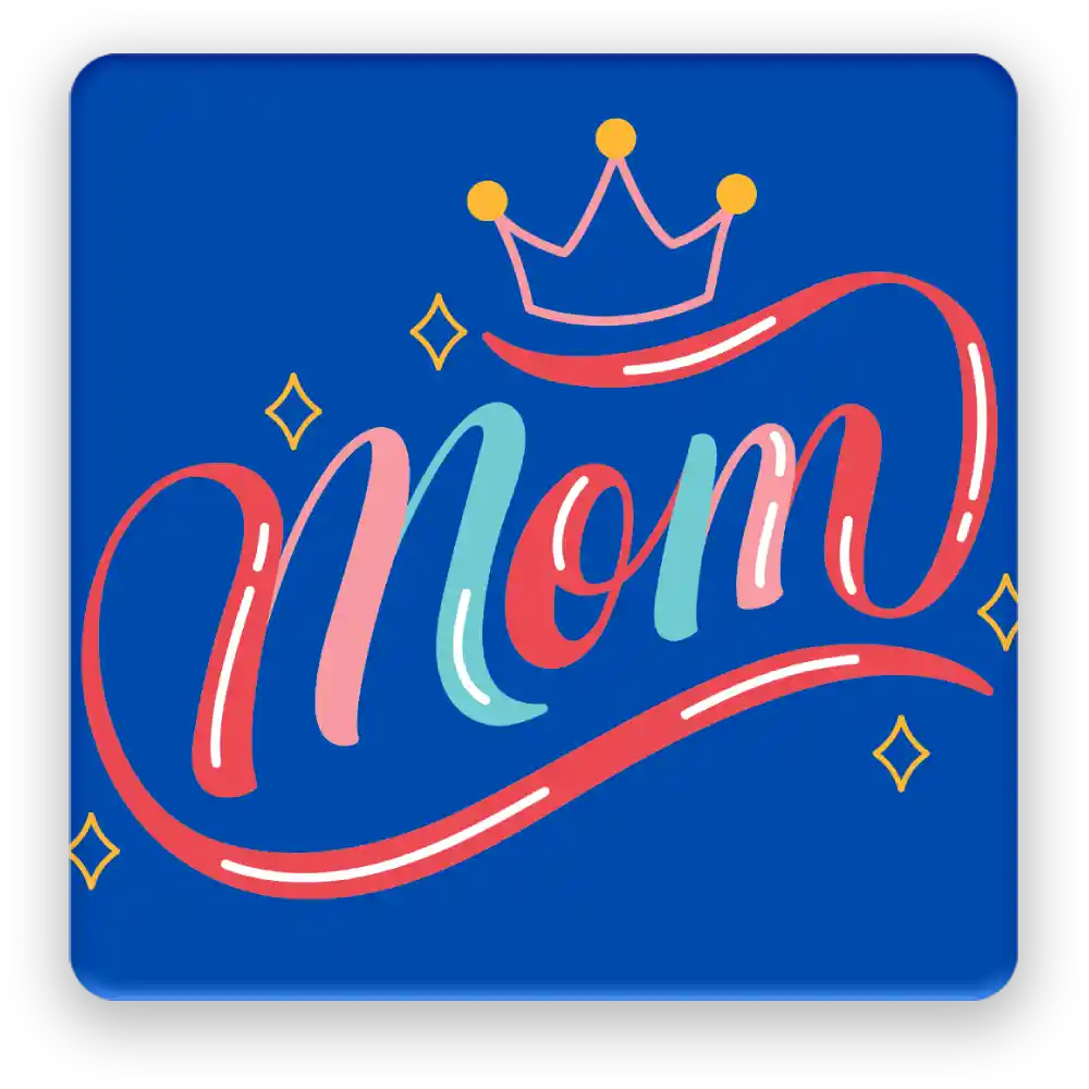 Queen Mom Fridge Magnet