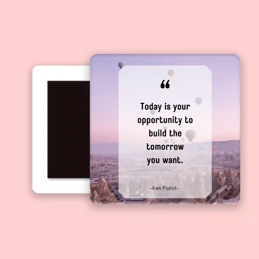 Motivational Quote Fridge Magnet