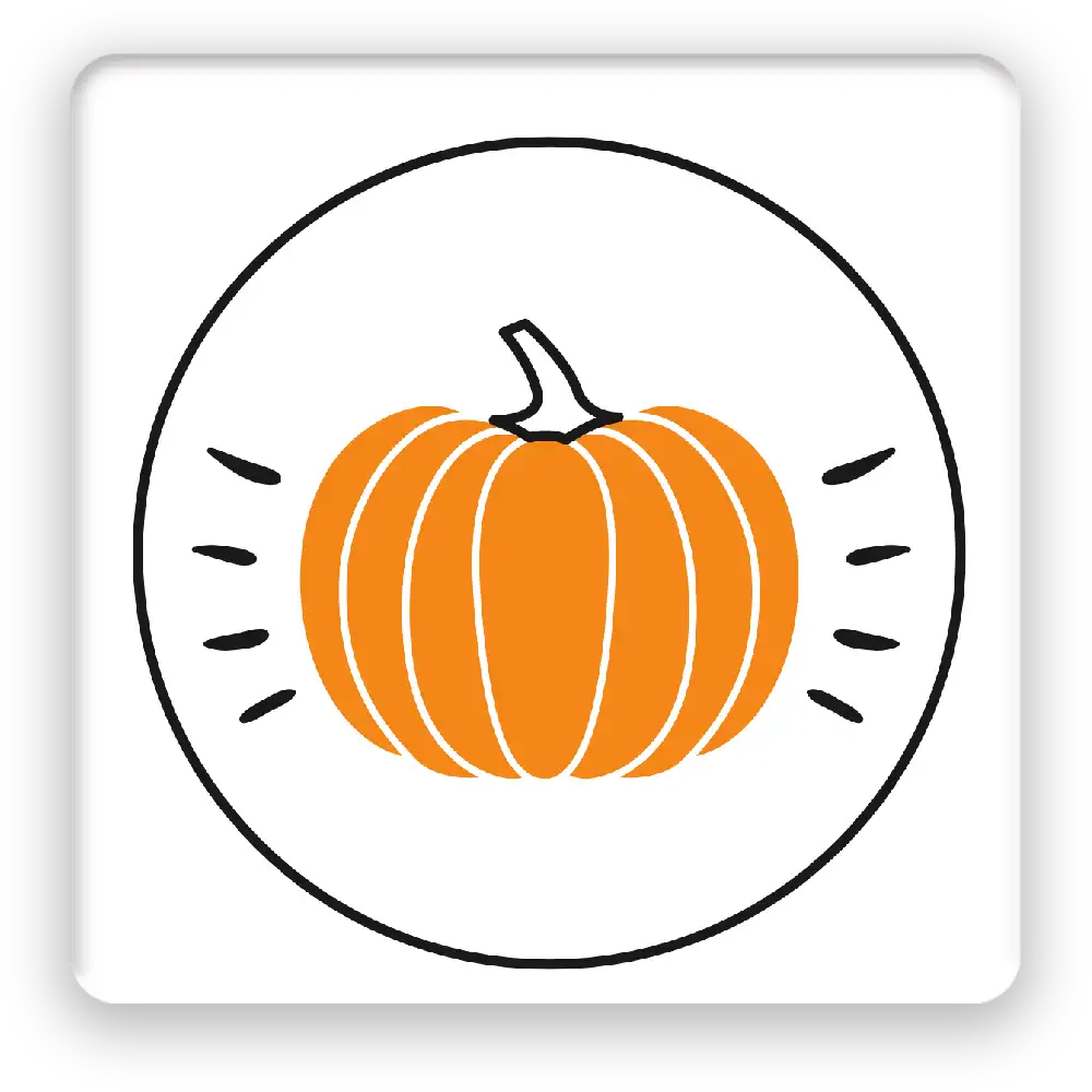 Pumpkin Fridge Magnet - Image 2
