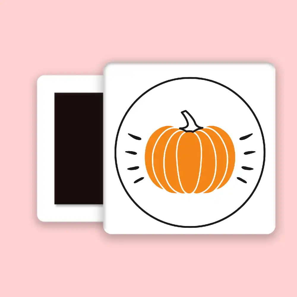 Pumpkin Fridge Magnet