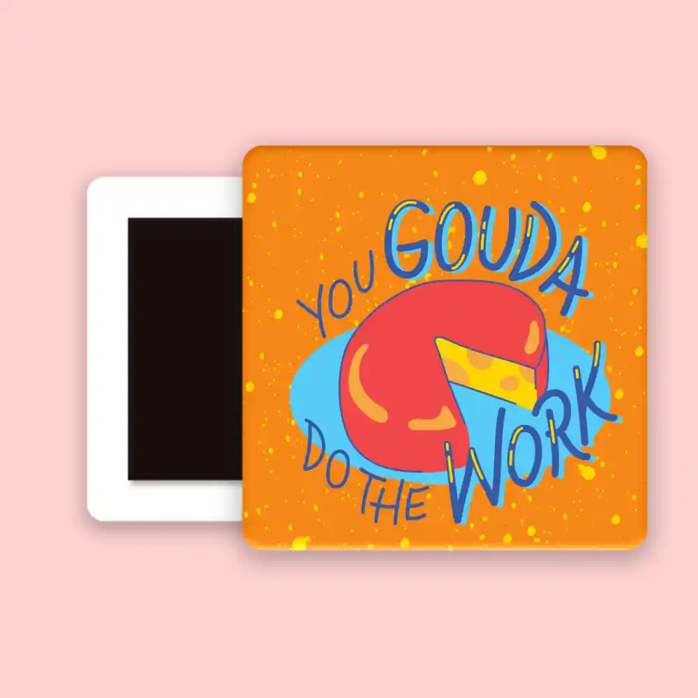 Do The Work Fridge Magnet - Image 2