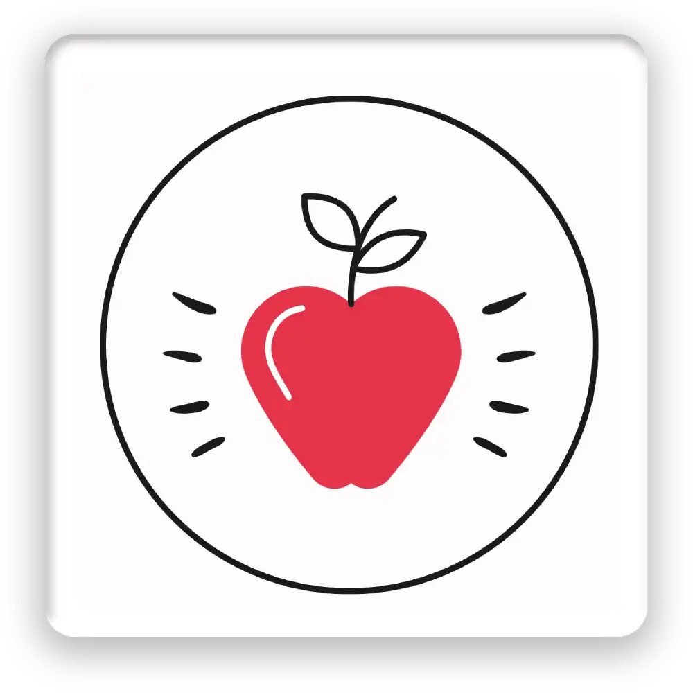 Apple Fridge Magnet - Image 2