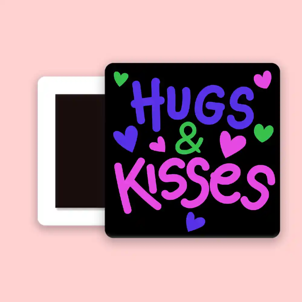 Heart Kisses Fridge Magnet - Image 2