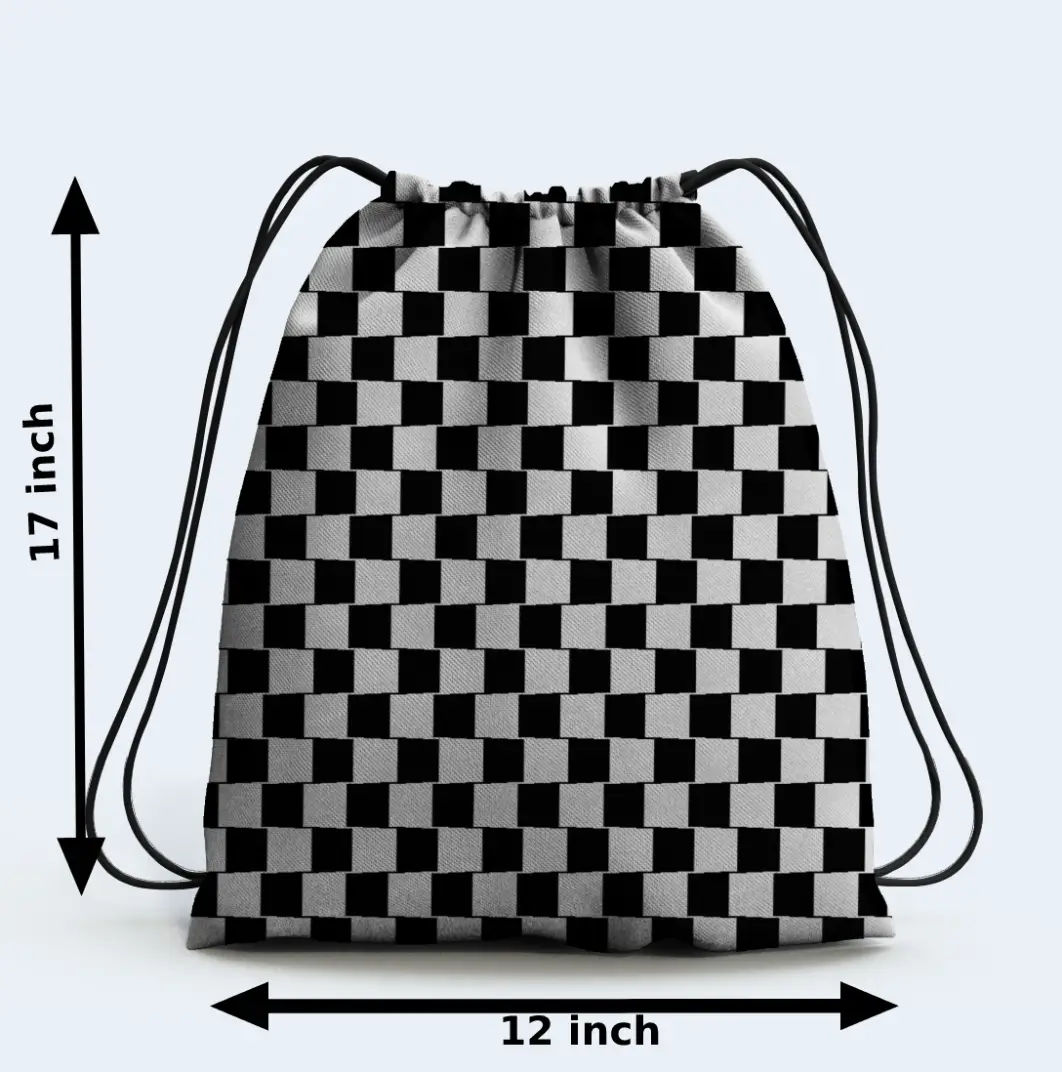 Chex Style Drawstring Bag