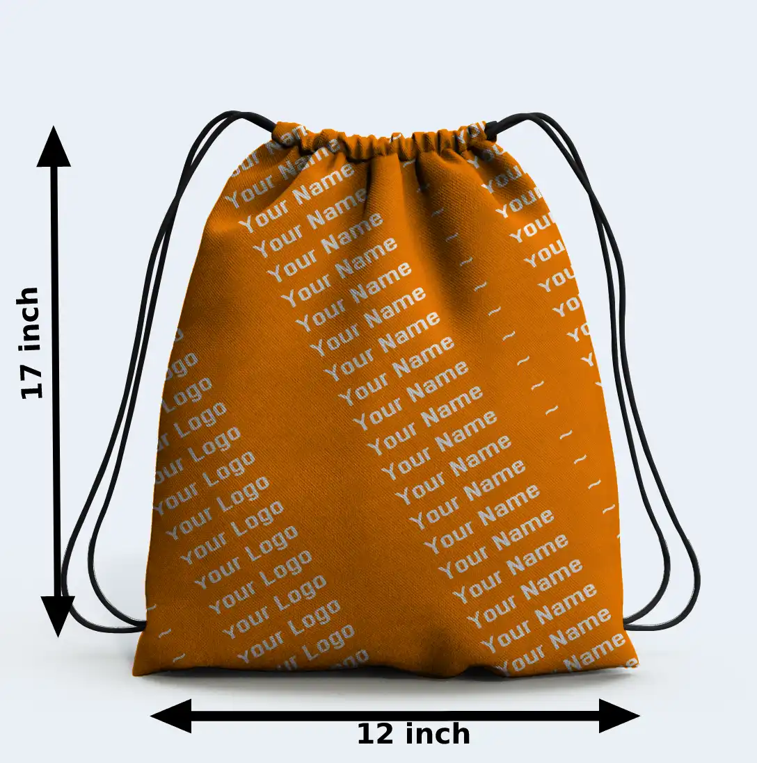 Customised Polyester Drawstring Bag - Image 2