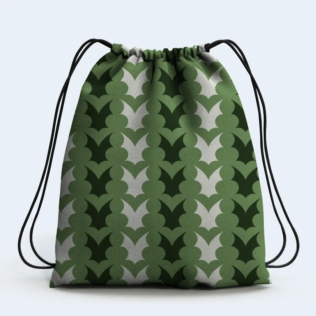 Bats Hiking Drawstring Bag