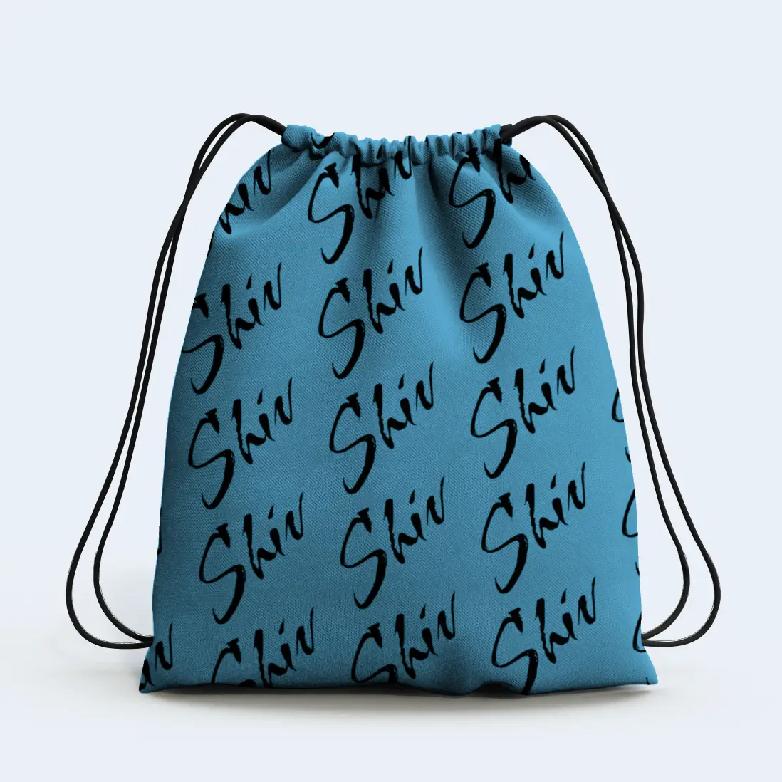 Product Shiv Blue Drawstring Bag
