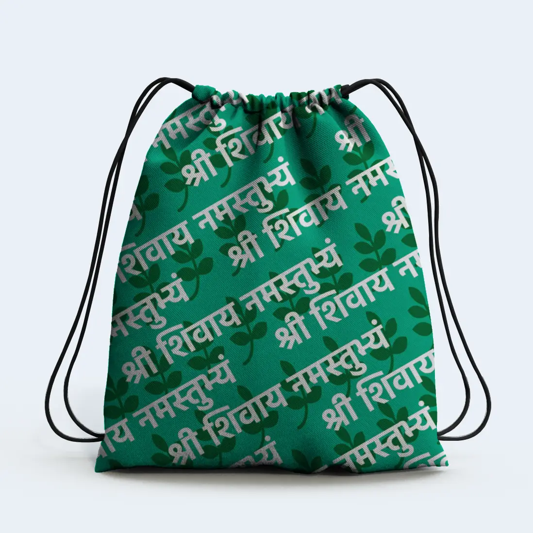 Shree Shivay Namastubhyam Printed Drawstring Bag