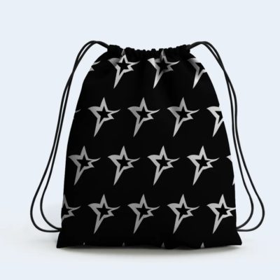 Stars Canvas Drawstring Bag
