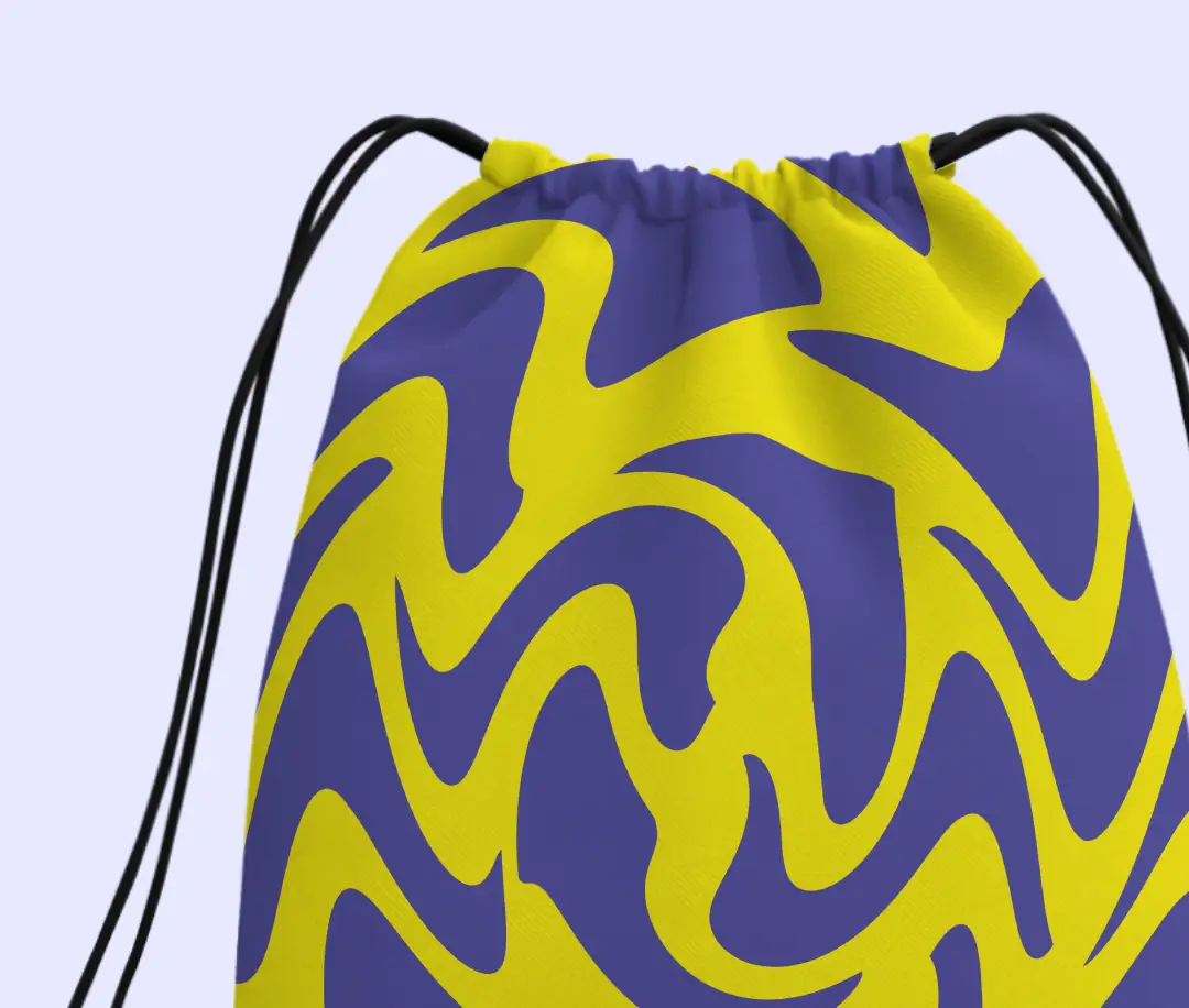 Creative Collegian Fashion Drawstring Bag - Image 2