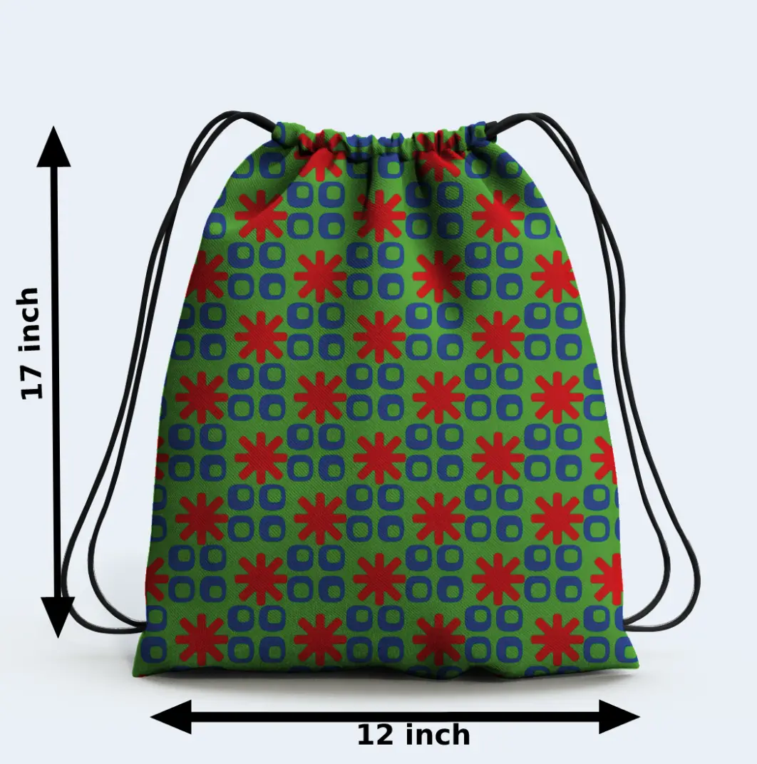 Simple Basic Feminine Design Drawstring Bag - Image 2
