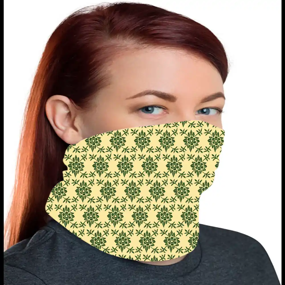 Floral Neck Gaiter, Face Bandana Mask
