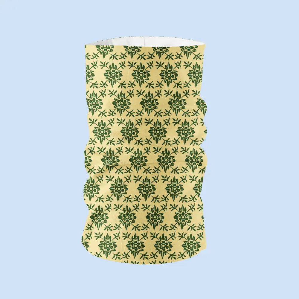 Floral Neck Gaiter, Face Bandana Mask - Image 3