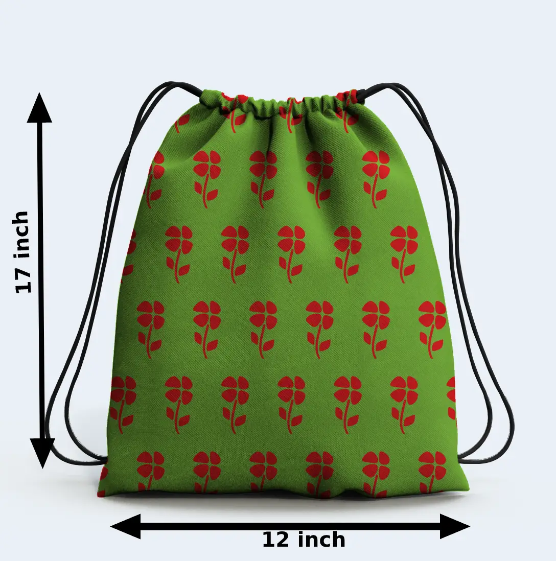 Floral Print Beautiful Back Bag - Image 2