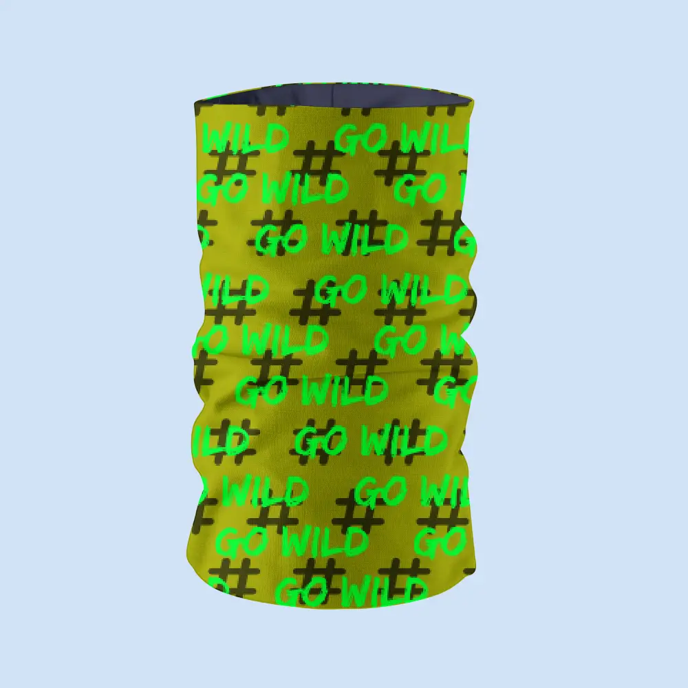 Go Wild Neck Gaiter, Bandana Mask