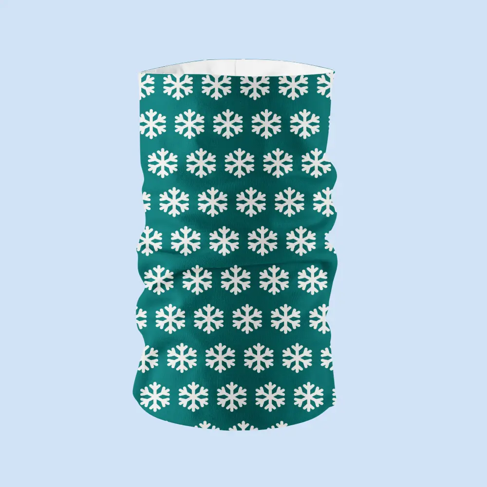 Snowflakes Face Bandana Mask - Image 3