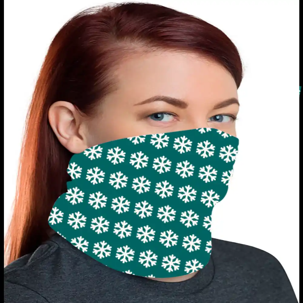 Snowflakes Face Bandana Mask