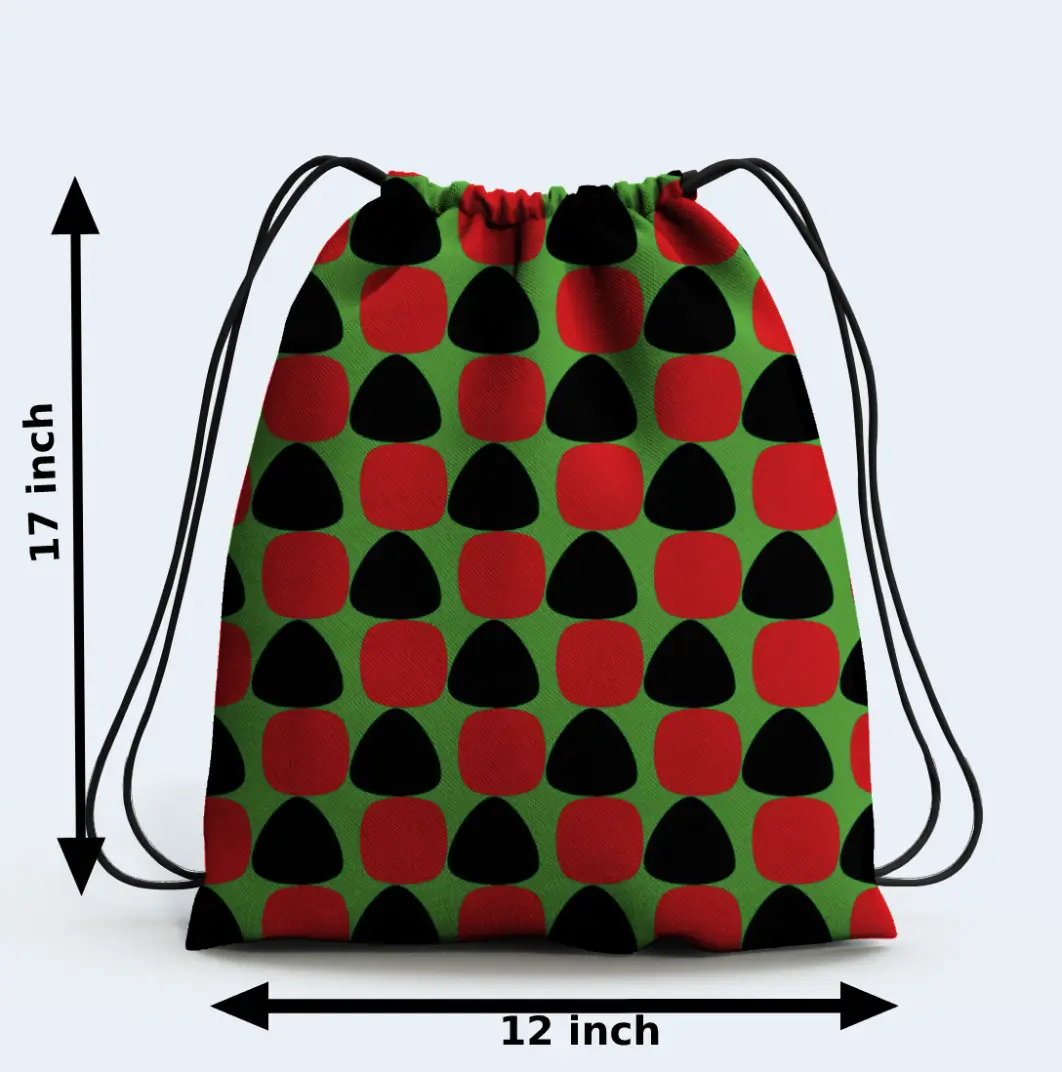 Polyester Trio Design Backbag