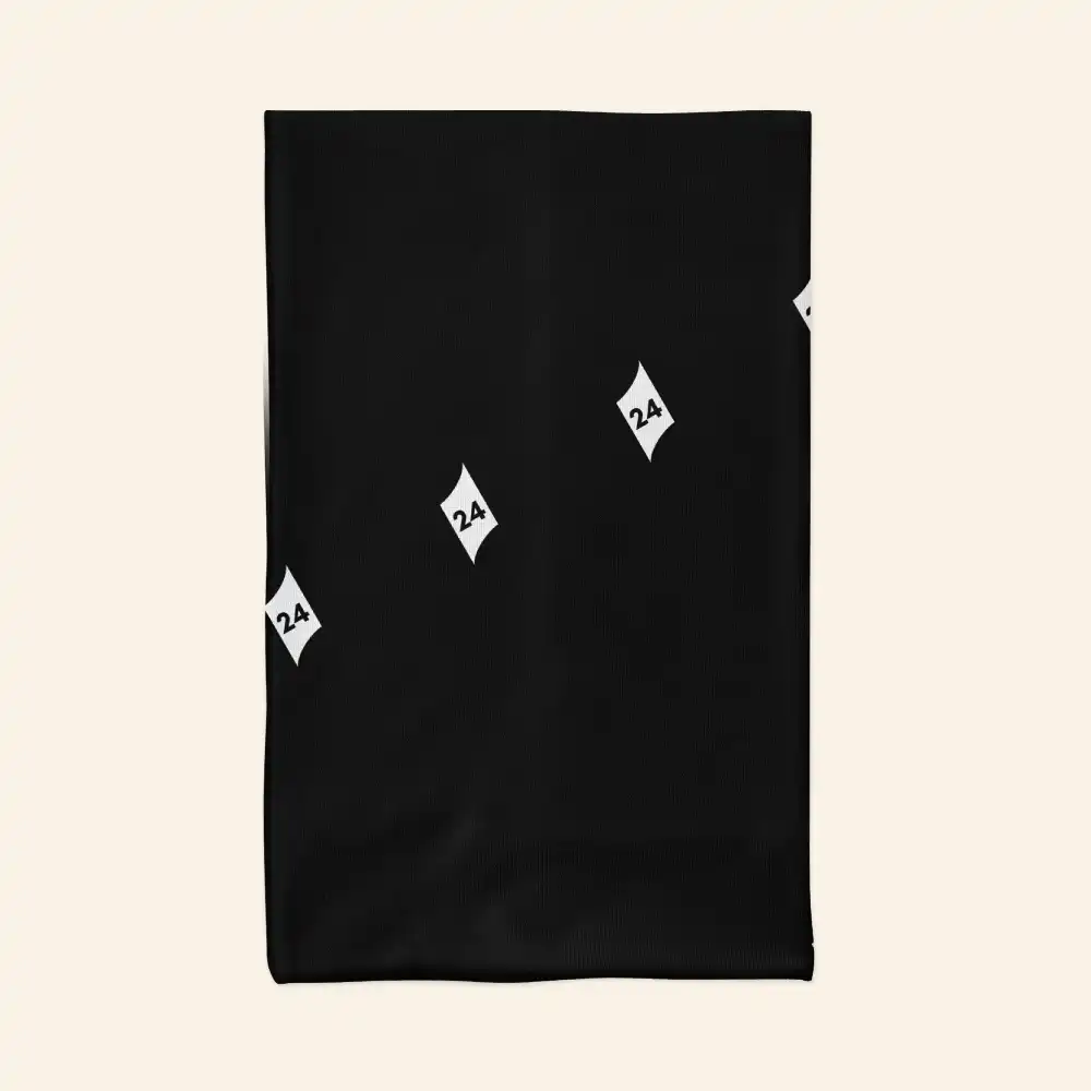 Black Color Bandana Neck Gaiter