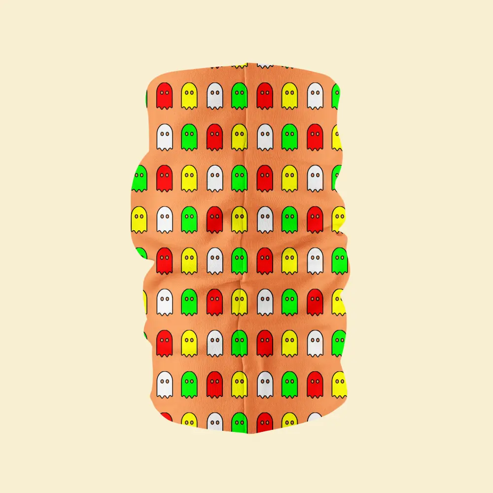 Boo Graphic Bandana, Neck Gaiter Mask - Image 3