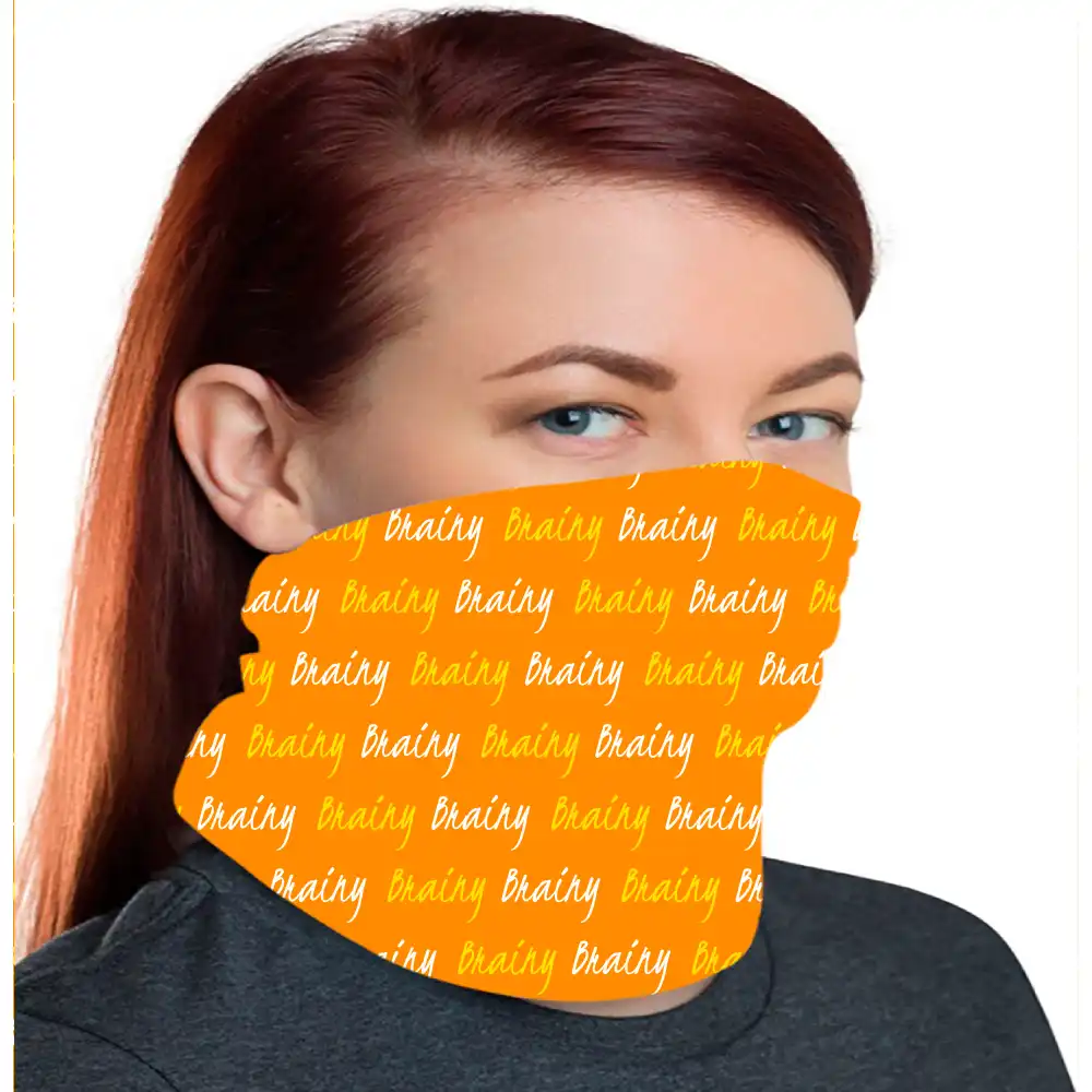 Brainy Bandana Neck Gaiter