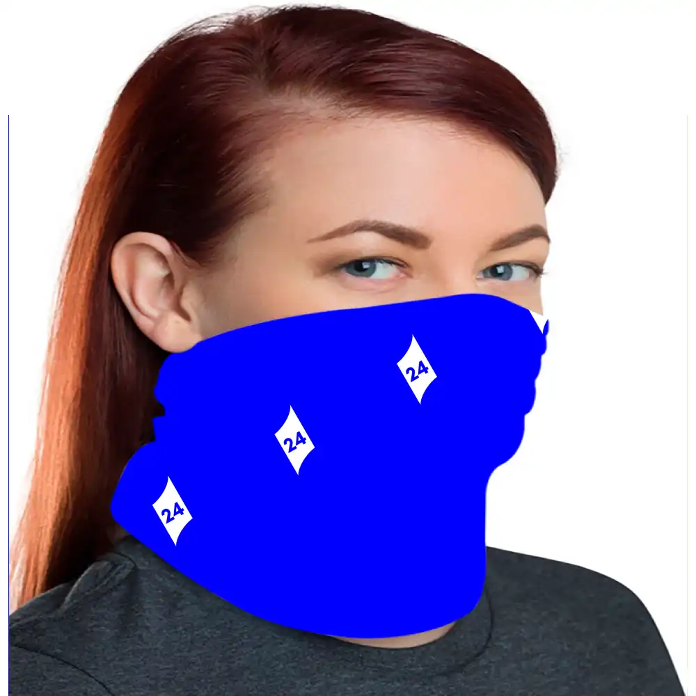 Navy Color Bandana Neck Gaiter - Image 3