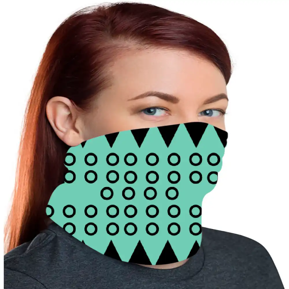 Geometric Prints Bandana Neck Gaiter - Image 2