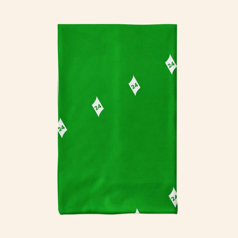 Green Color Bandana Neck Gaiter