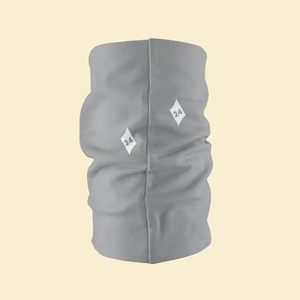 Grey Color Bandana Neck Gaiter - Image 2