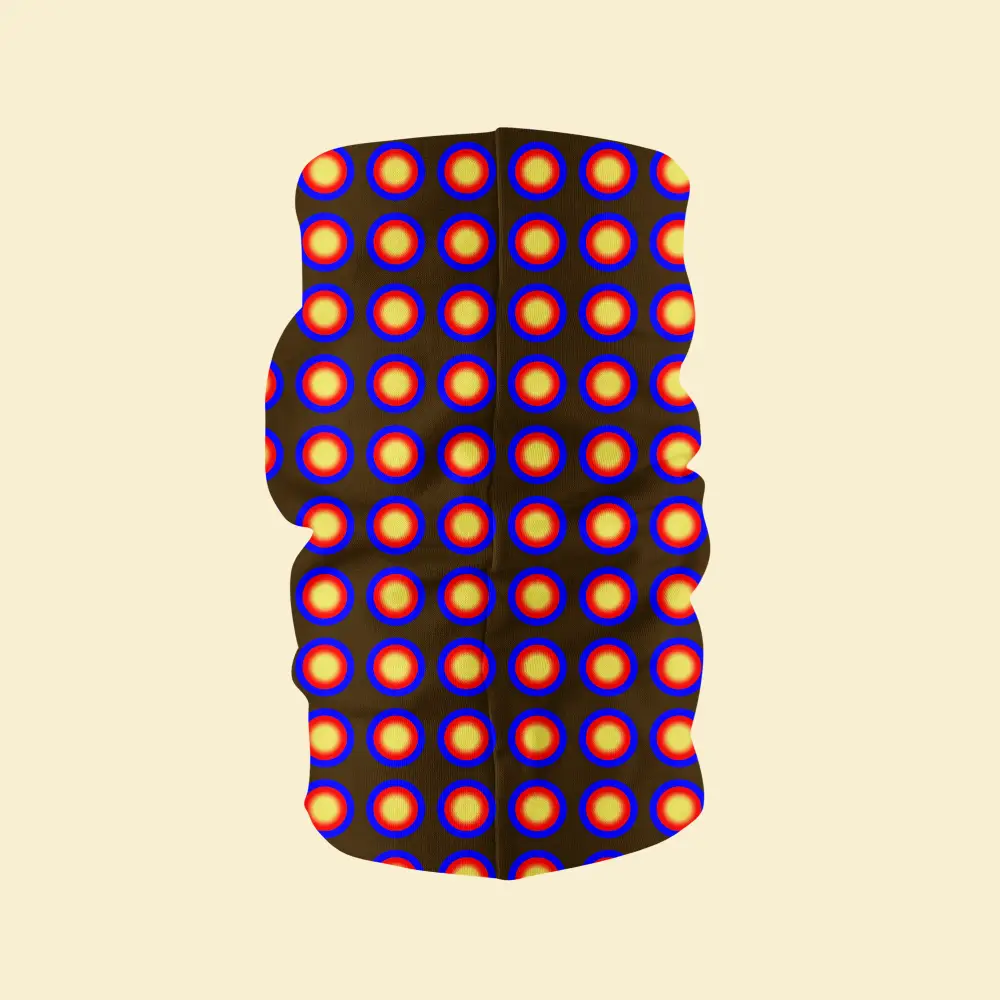 Polka Bandana, Neck Gaiter Mask - Image 3