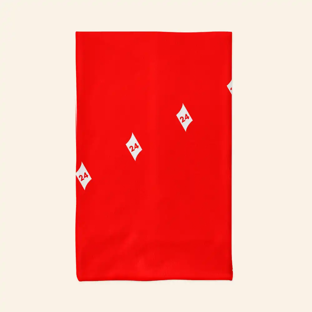 Red Color Bandana Neck Gaiter