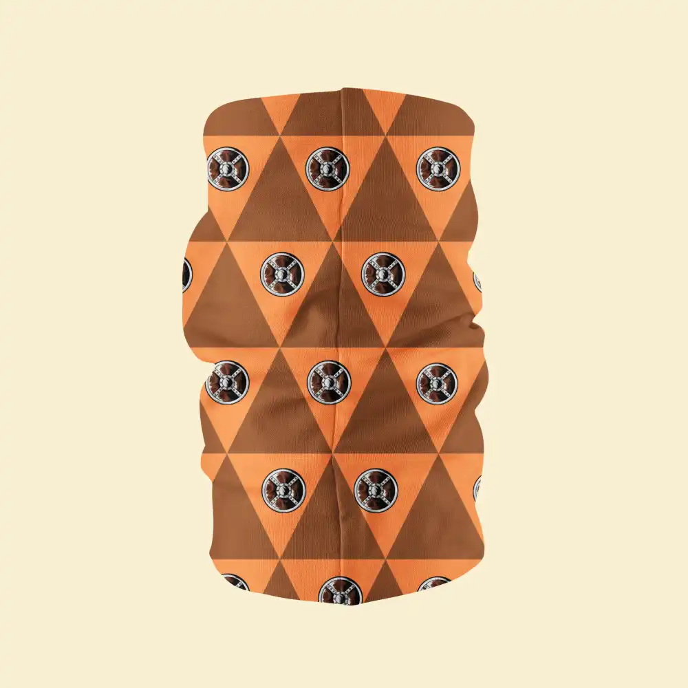 Wheels Print Bandana Neck Gaiter - Image 3