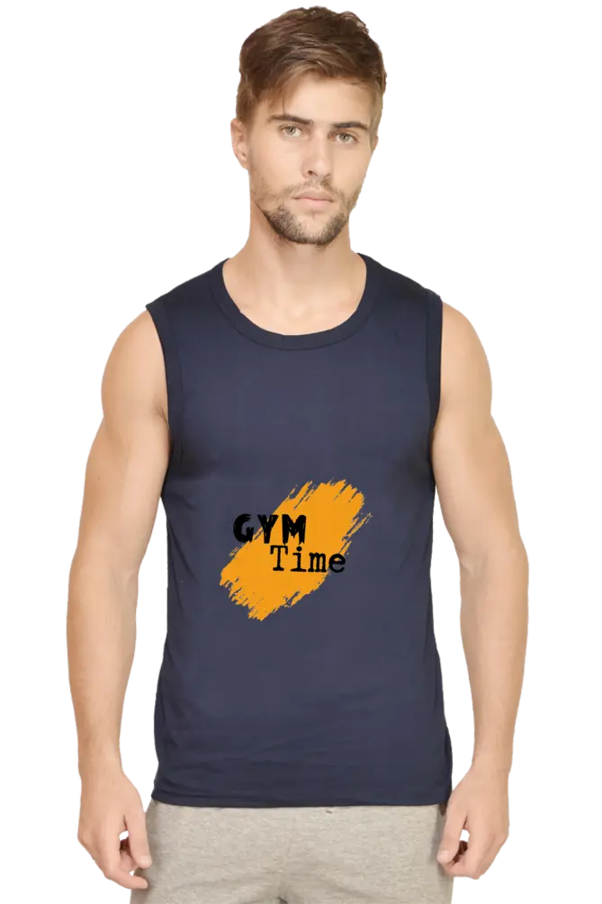 Gym Time Navy Blue Vest