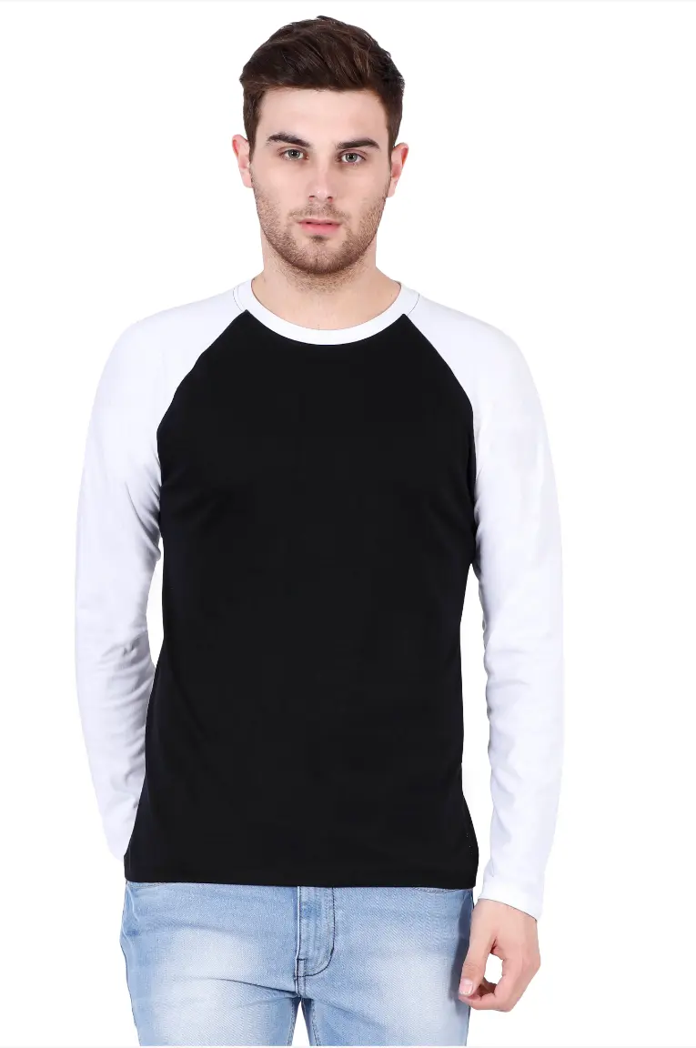 White Black Twin Color T-shirt