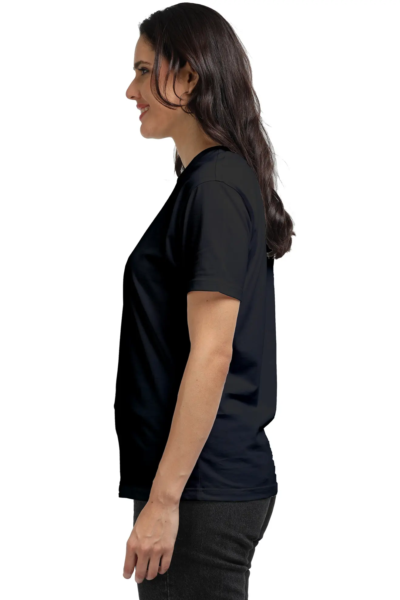 Unisex Supima T-shirt Black - Image 7