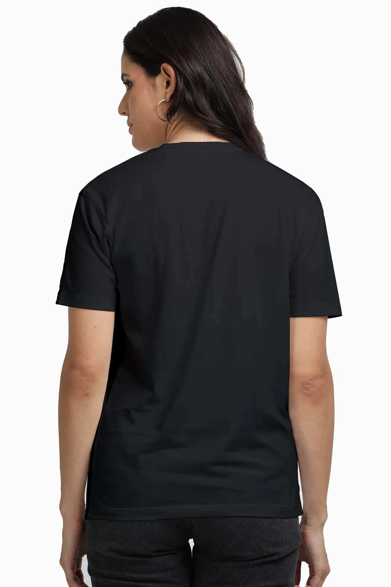 Unisex Supima T-shirt Black - Image 2