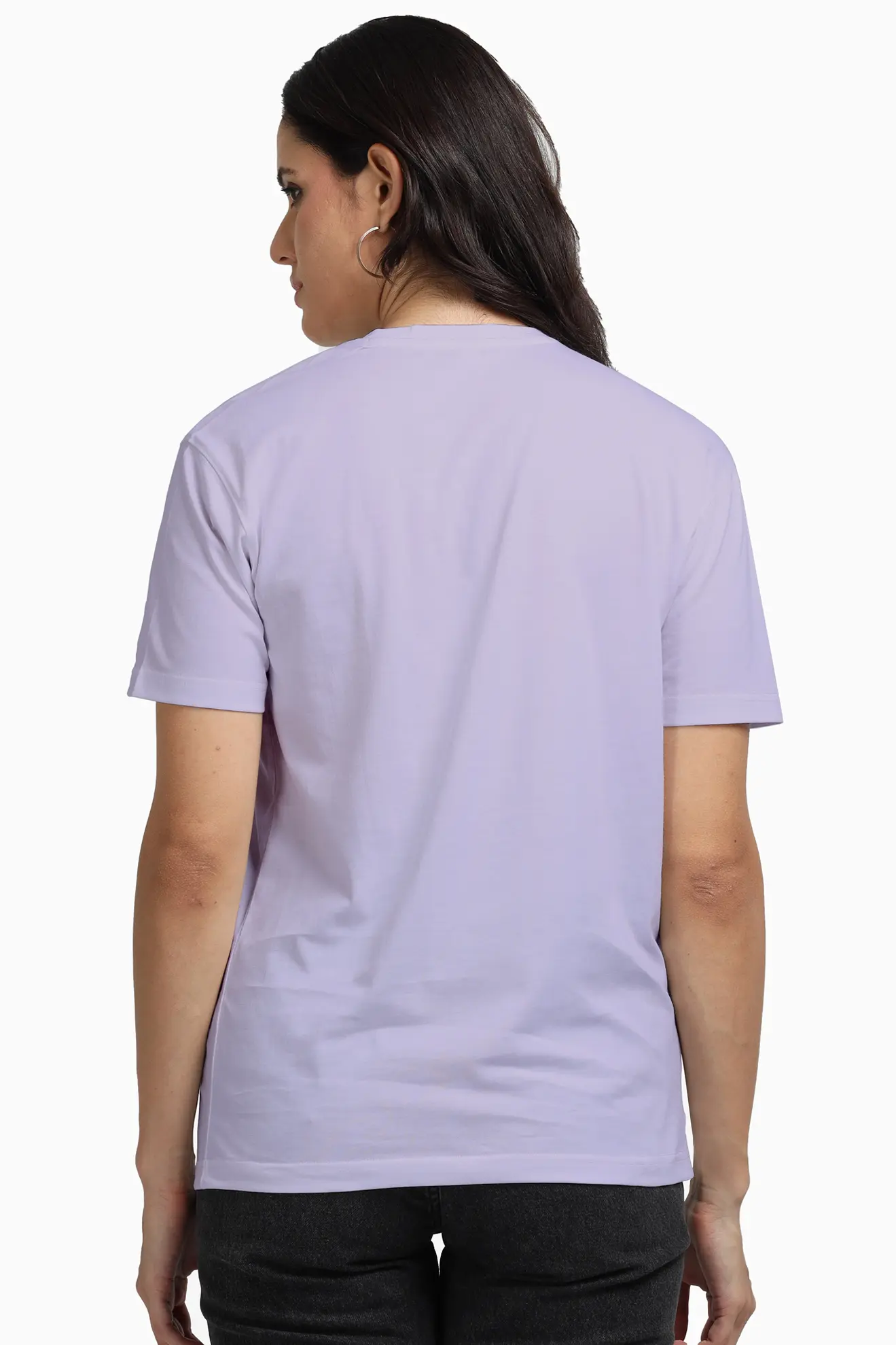 Unisex Supima T-shirt Lavender - Image 3
